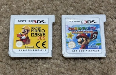 Nintendo 3DS Super Mario Maker 3DS + Mario Party Island Tour, PAL Fully Tested