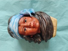 Perillo Indian Head Figurine Apache Boy 1985 Vague Shadows