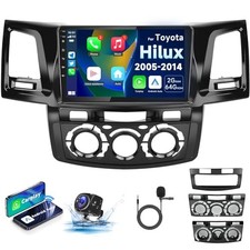 Double Din 9 inch Touchscreen Car Stereo with Wireless CarPlay, Android Auto, GP