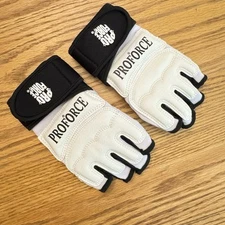 Proforce TaeKwonDo TKD Gloves Martial Arts  XXS White Fingerless