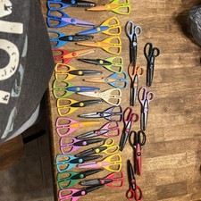 lot of 30/scrapbooking scissors Fisker  s colorbok and made in China
