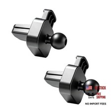 2 Pack Universal Car Air Vent Clip with 17mm 0.67inch Ball Head