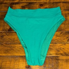 Aerie Size M Green High-Waisted Bikini Bottom