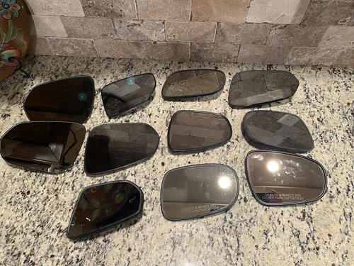 LEXUS MIRROR GLASS WHOLESALE USED LOT 11 Pieces NX UX ES RX SEE LIST BSM HEATED