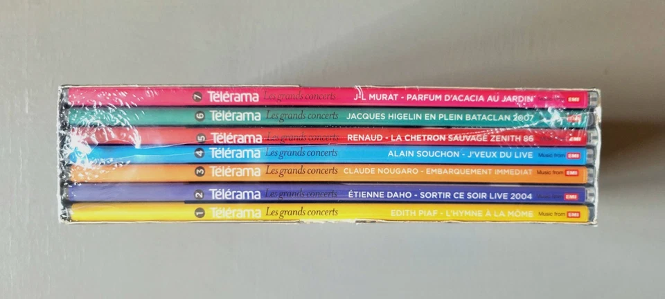 Renaud Rare Coffret Télérama Émi Music 7 DVD 2008 - Photo 3/4