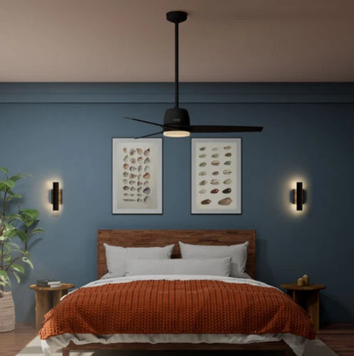 Hunter Fans 53546 Malden 52 inch Matte Black Ceiling Fan NEW IN BOX - Picture 2 of 5