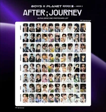 BOYS II PLANET ALD1 EXHIBITION “AFTER, JOURNEY” PHOTOCARD WEEK 2 ALL MB OFFICIAL