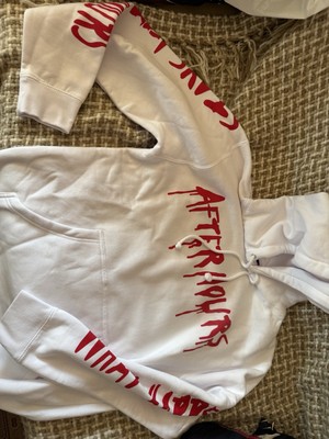 Vlone Hoodie The Weeknd Pullover After Hours Size Small S White