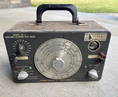 Vintage Pyramid RC-1 Capacitance Resistance Ratio Bridge Fixer-upper, Parts