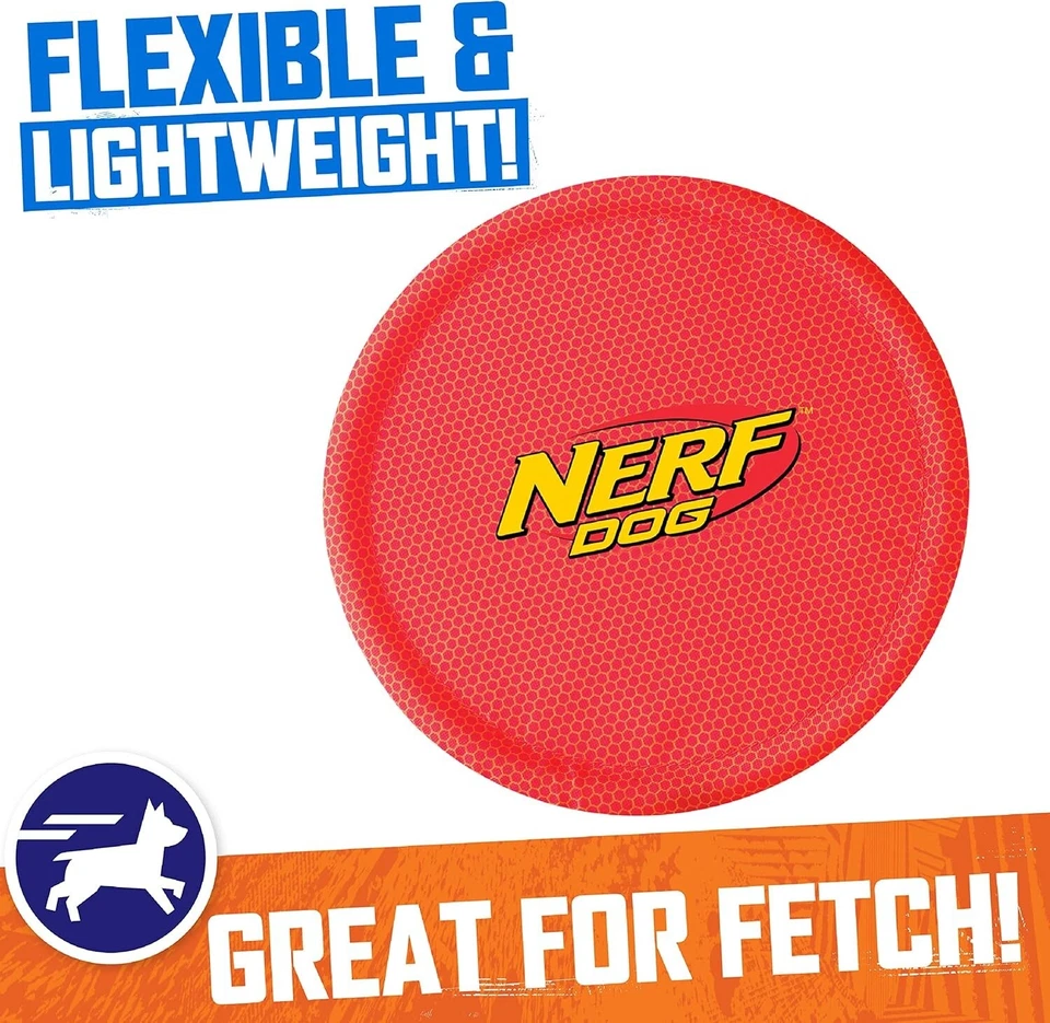 Nylon Flyer Dog Toy, Flying Disc, Lightweight 9 inch - Image 4 of 4