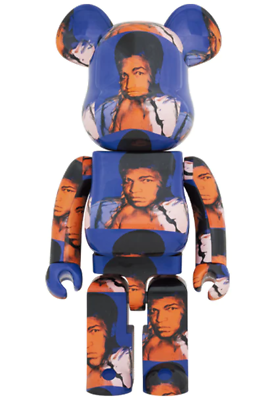 Medicom Toy Bearbrick BE@RBRICK 1000% Andy Warhol x Muhammad Ali