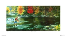 Rolling on a River, Fly Fishing, by Randy McGovern (Signed and Numbered)