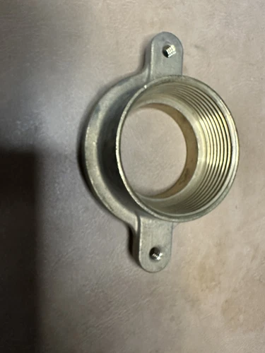 Jones Stephens 2" IPS x 4-1/2" Brass Urinal Flange - Picture 1 of 3