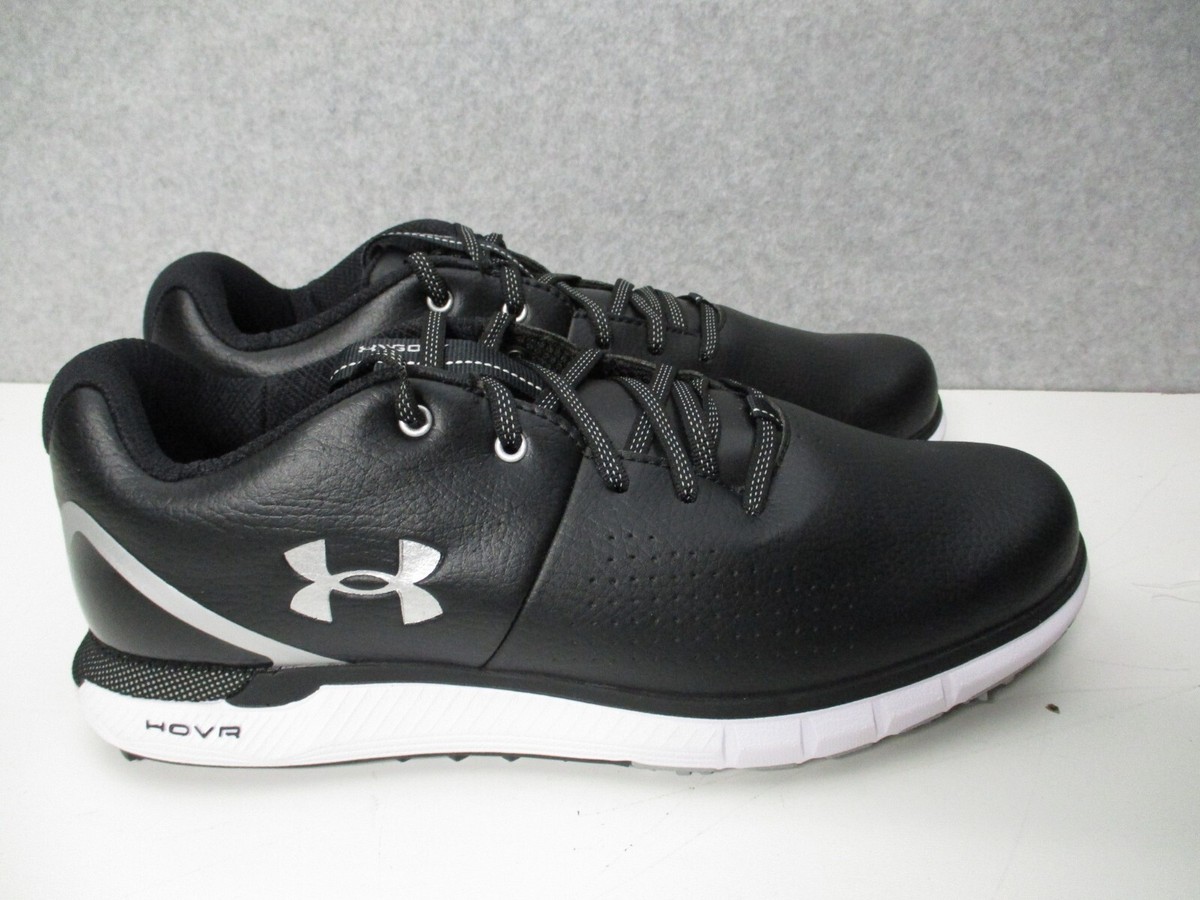 Fade All Black Spikeless Golf Shoes Under Armour UA HOVR Fade
