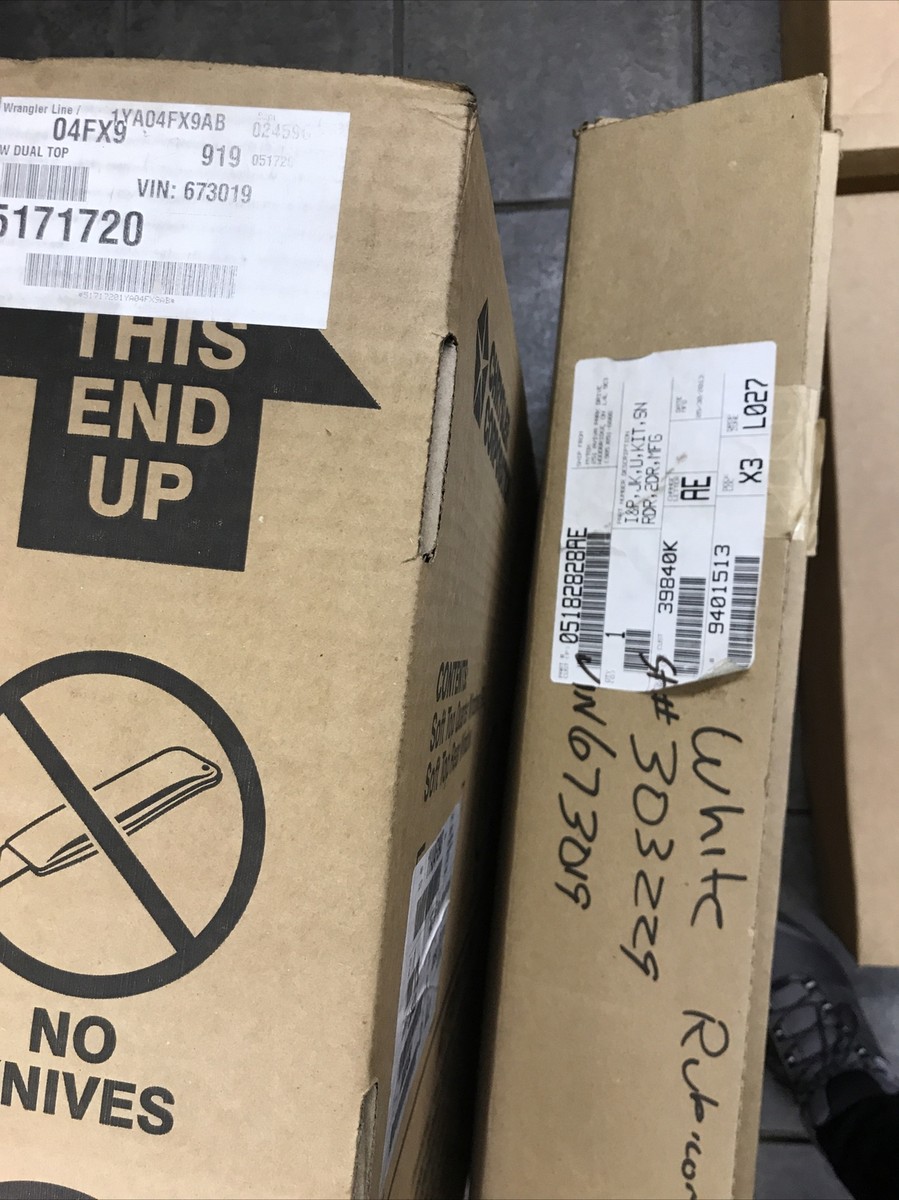 1YA04FX9AB, 05182828AE New OEM Mopar Jeep Wrangler 3 Tinted Window