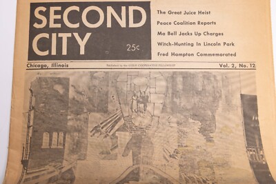 Second City Chicago Underground paper Fred Hampton Klaus Arndt Cartoon