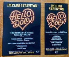 Hello Dolly Flyers Imelda Staunton Promo Theatre West End Palladium L/S  x2