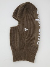 FW20 Supreme New Era Balaclava Olive Jacquard Logo Embroidered