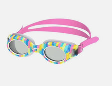 Speedo Junior Glide Print Swim Goggles Anti Fog Ages 6-14 - Colorful Geo - NEW