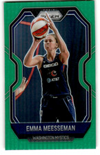 2021 Panini Prizm WNBA Prizms Silver #54 Emma Meesseman Washington Mystics