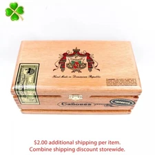 Arturo Fuente Canones Empty Wood Cigar Box 9" x 5" x 4"