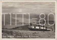 LAGO MAGGIORE - STRESA - VERSO MOTTARONE - TRENO FUORI STAZIONE (VERBANIA) 1953