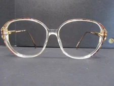Vintage Clearvision Ellen Brown Plastic Glasses Frames 55-14-135 Hong Kong