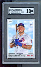 2023 Topps Transcendent VIP Party 86/100 Francisco Alvarez Mets #FA-1970 SGC 10
