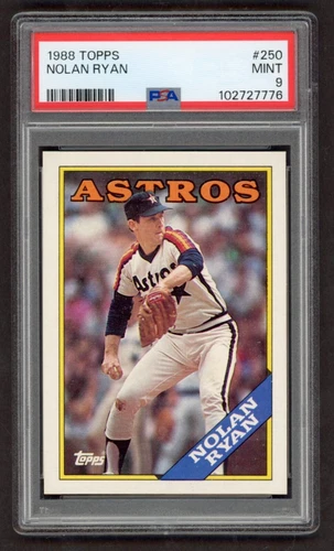 1988 Topps Nolan Ryan #250 PSA 9 MINT Houston Astros Hall-of-Famer