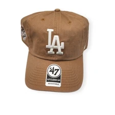 '47 Los Angeles Dodgers Clean Up Camel Double Under 1998 WS Adjustable Strap Hat