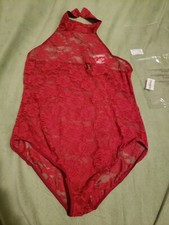 Frederick's Of Hollywood Erika May Lace Teddy XL NWT