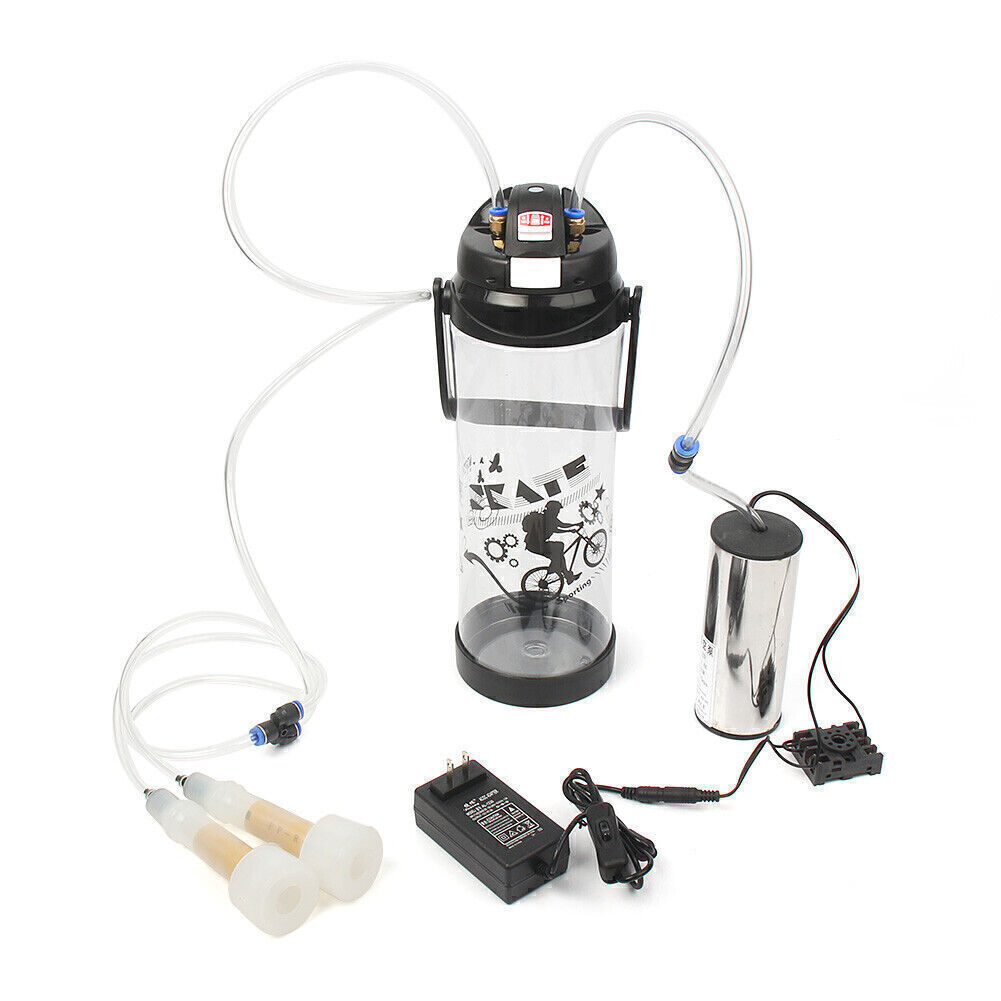 3L Goat Milker 0.8 Gal Sheep Vacuum Pump Bottle Electric 3L Goat Milker 0.8 Gal Sheep Vacuum Pump Bottle Electric