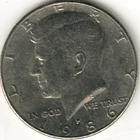 USA - 1986P - Kennedy ½ Dollar - Bald Eagle - Low Mintage
