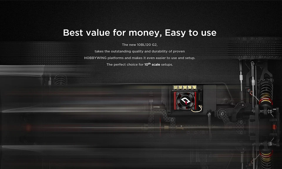 Hobbywing 10BL120 120A ESC 540 V3 Brushless Motor Combo for 1/10 1/12 RC Car - Image 4 of 4