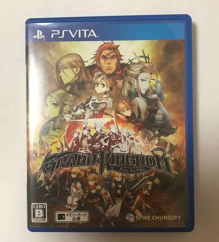 Grand Kingdom Sony PS Vita PSV Version Japonaise Testée