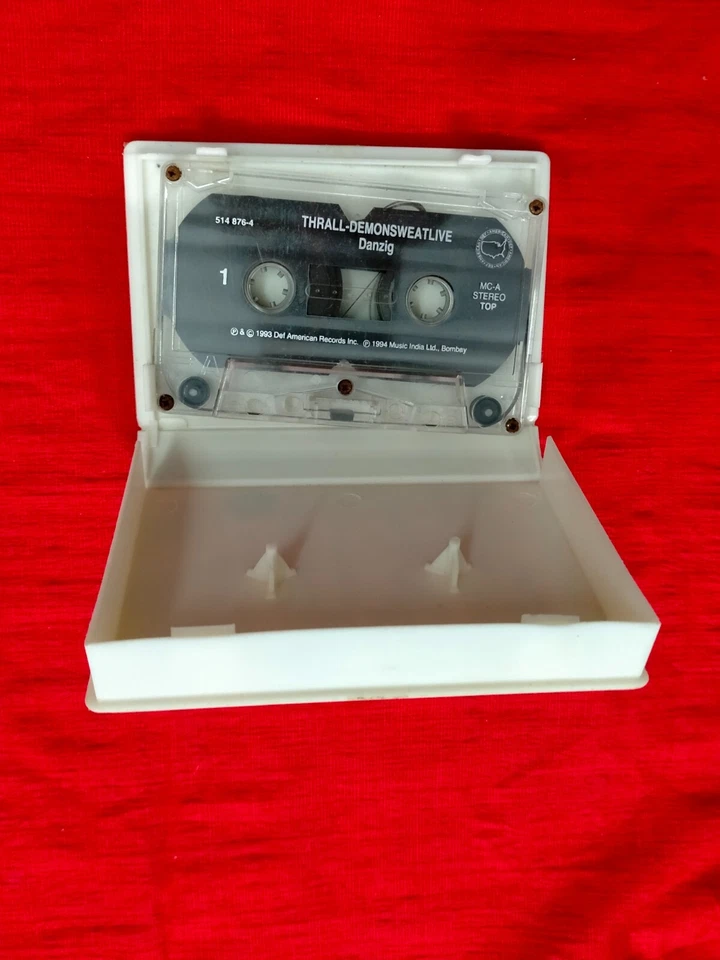 Danzig Thrall Demonsweatlive RARE orig Cassette tape INDIA indian Clamshell 1996 - Image 4 of 4