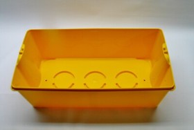 Lego EMPTY Storage Box # 10696 Classic Medium Creative Brick Box, 8-stud, yellow