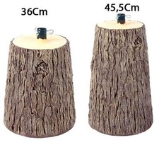 Supporto Base Tronco Per Albero Di Natale Effetto Legno in Fibra di Vetro Decora