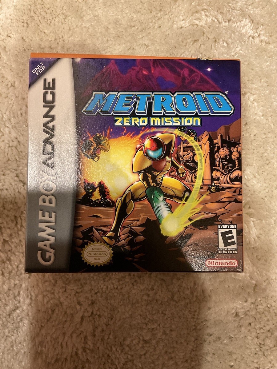 METROID ZERO MISSION NINTENDO GAME BOY ADVANCE GBA CIB METROID ZERO MISSION NINTENDO GAME BOY ADVANCE GBA CIB