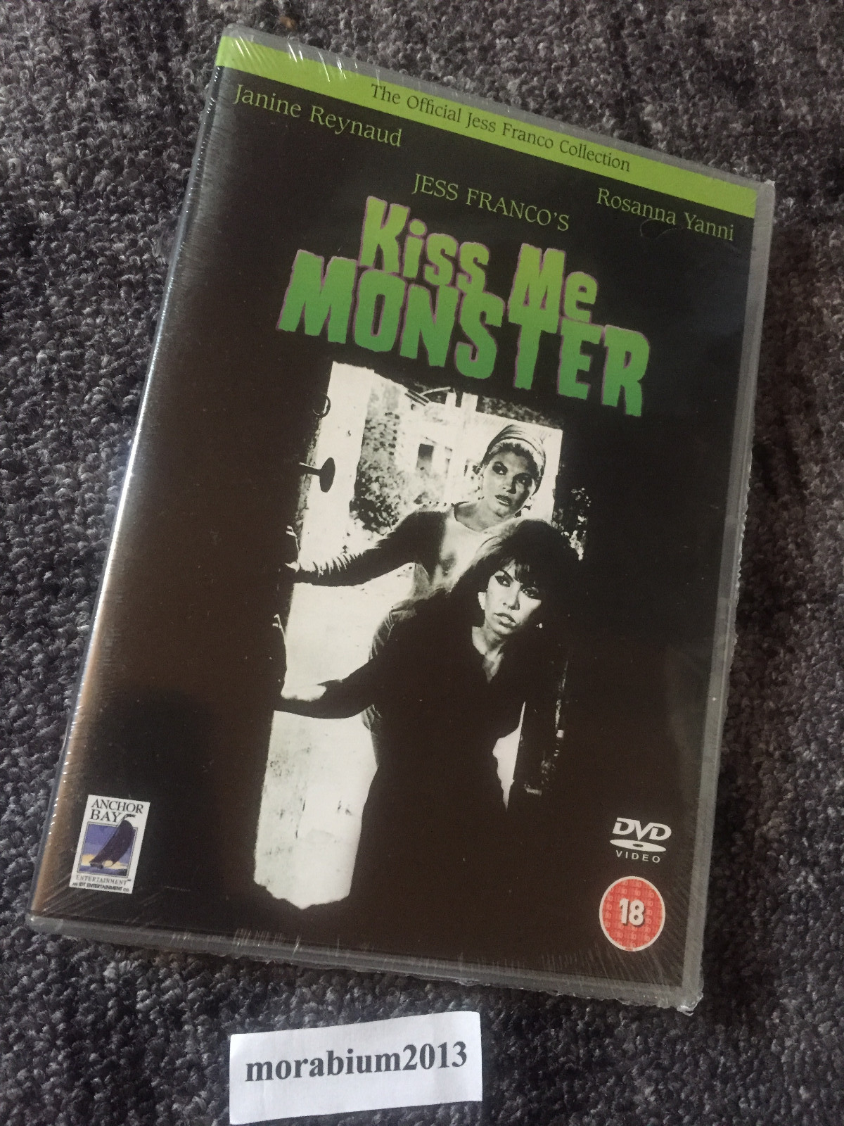 KISS ME MONSTER - original UK DVD Region 2 (UK)  Janine Reynaud - Jess Franco