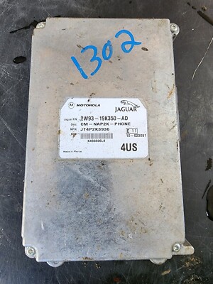 03-08 JAGUAR S TYPE BLUETOOTH INTERFACE MODULE OEM USED 2W93 