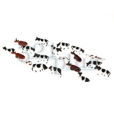 20 pcs. HO Scale Cows Figures for 1:87 Models Farm Animal 1/87 HO Gauge Cow Set
