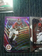 Patrick Surtain Prizm Draft 2021 Purple Wave Base Crusade All American Inserts 