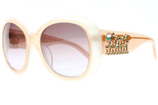 Gianfranco Ferre FG54204 Beige Gradient Acetate Luxury Italy Sunglasses 135mm