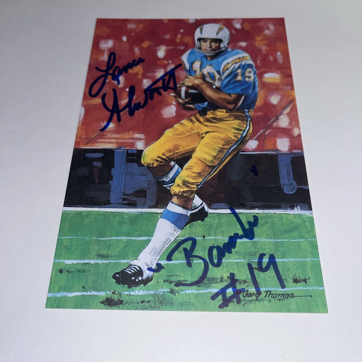 Lance Alworth NFL Original Autographed Items for sale | eBay