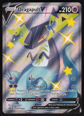 dragapult v pokemon card value Amazon.com: Pokemon - Dragapult V - SWSH096 - Shining Fates