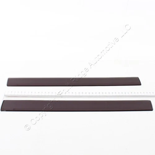 OEM Black Cherry WA519Q Front Door Mouldings Left & Right for 07-09 Sierra Crew