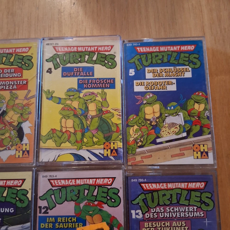 Hörspiel MC – Teenage Mutant Hero Turtles Konvolut 10 Stück - Bild 3 von 4