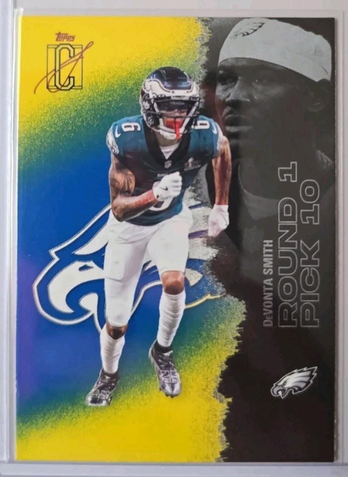 Topps DeVonta Smith Topps Signature Class Rookie Pick 10 #94 Eagles 2025 A15