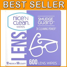 SmudgeGuard Lens Wipes 600 Total Wipes Individua